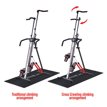 MaxiClimber XL 2000C showing traditional and Cross Crawl movement | MaxiClimber XL 2000 with Cross Crawls showing traditional and Cross Crawling movement